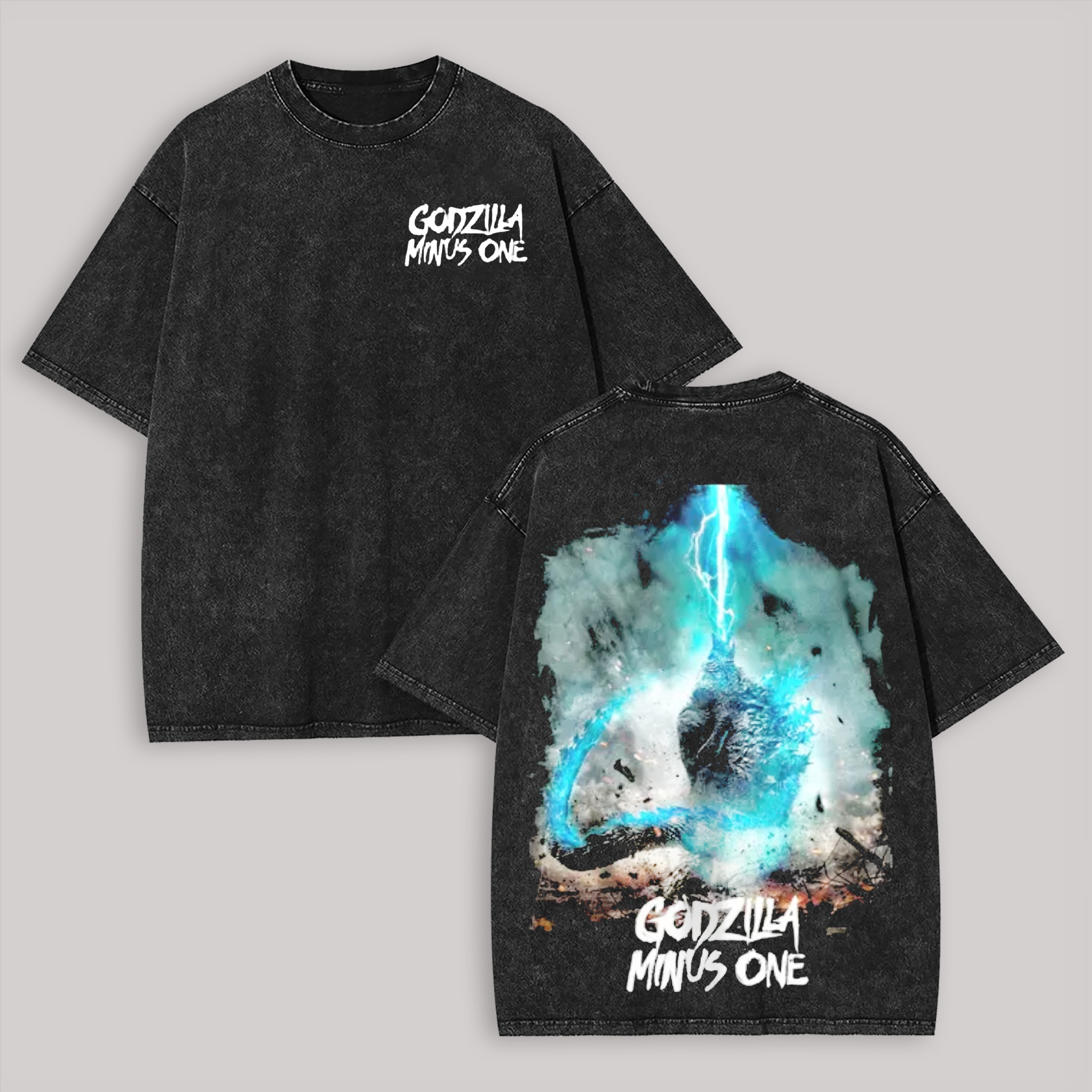 Godzilla Minus One Printed Unisex Washed T-Shirt