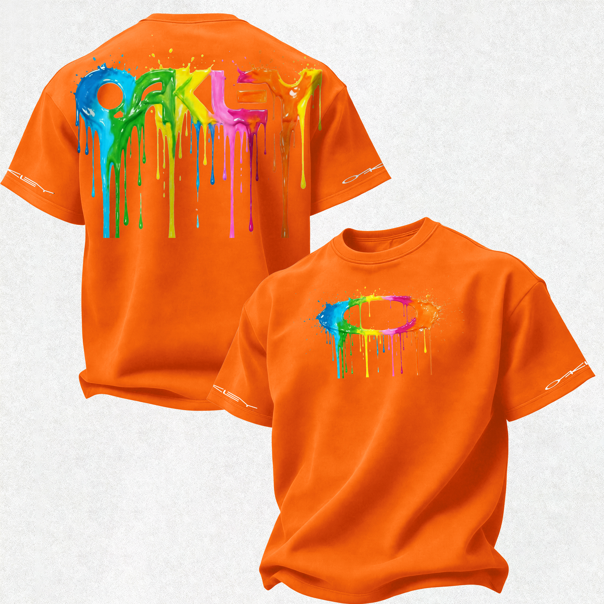 Oakley Printed Oversized Unisex T-shirt Image - 16