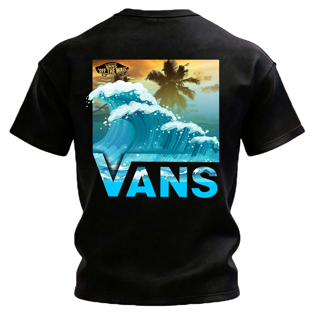 Vans Off The Wall Printed Unisex Oversized T-shirt