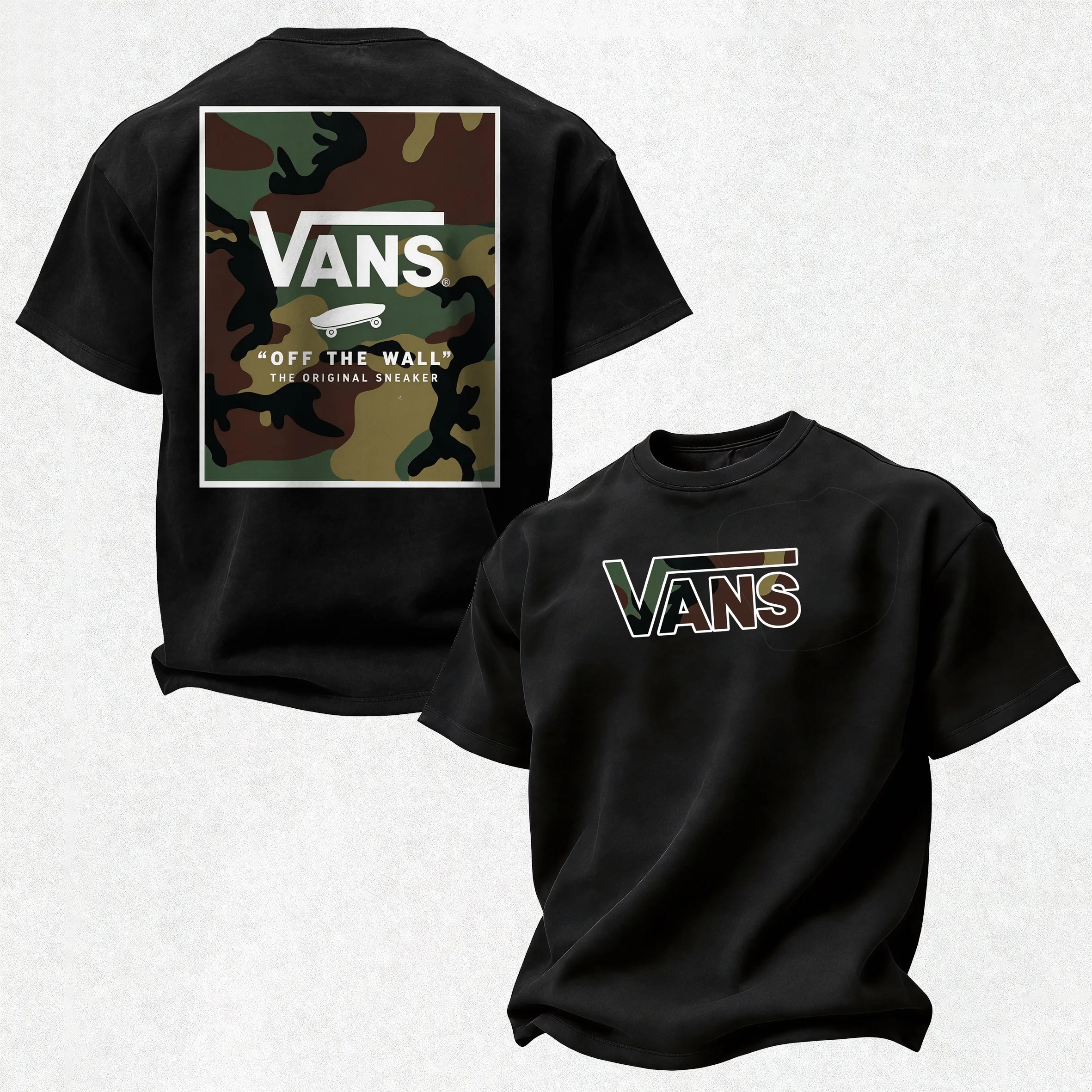 Vans Off The Wall Printed Oversized Unisex T-shirt